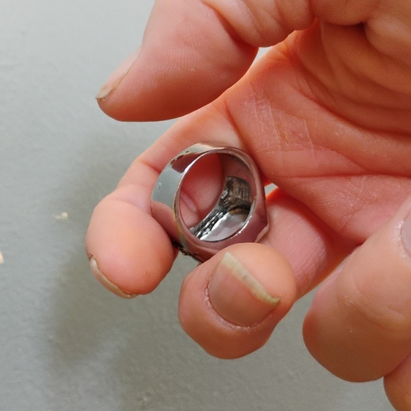 New Men's Celtic Chunky Two Tone Metal Pinky Ring. The Bradford Exchange. - Picture 4 of 10